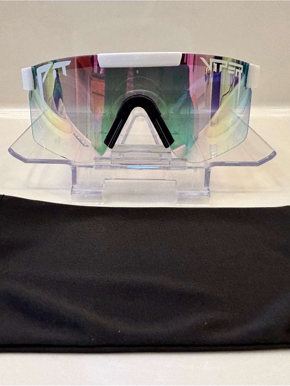Real deal OG 2.0 Pit Viper The Miami Nights Shield  Sunglasses Mirrored UV400